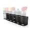 Koova Storage Rack, Steel, Black, 3.3 in W, 3.7 in H, 18.25 in L, Powder Coated KV-CAN-6 - alternate 1